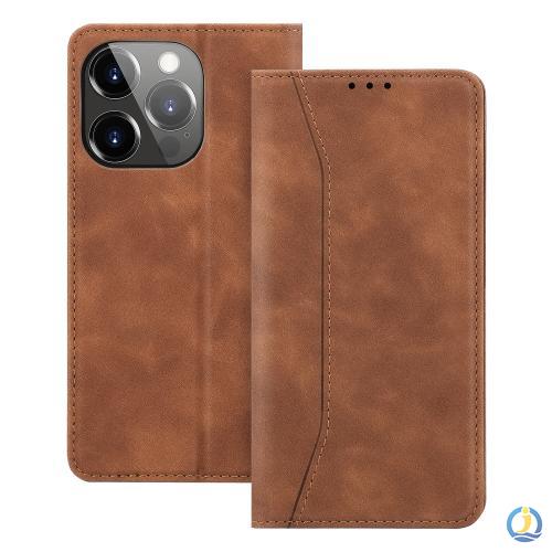 Folding flip leather phone case with card slot